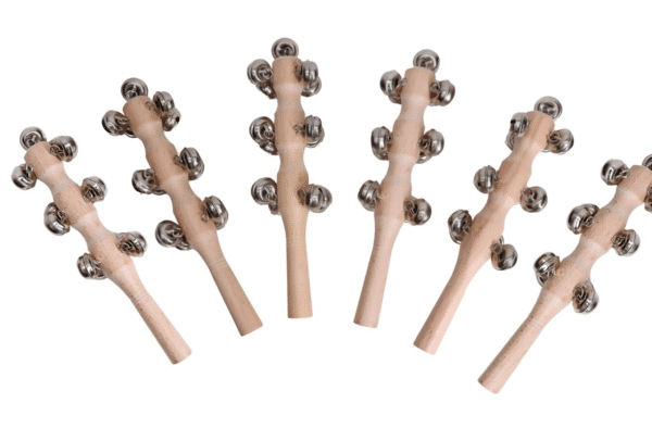 Wooden Hand Bells- 6 piece